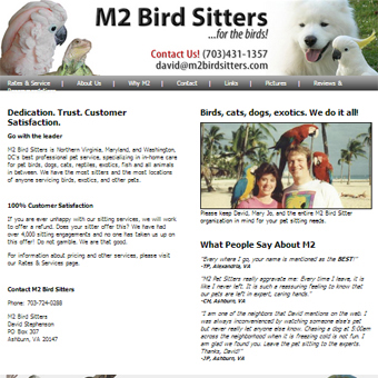 M2 Bird Sitters Site Sample